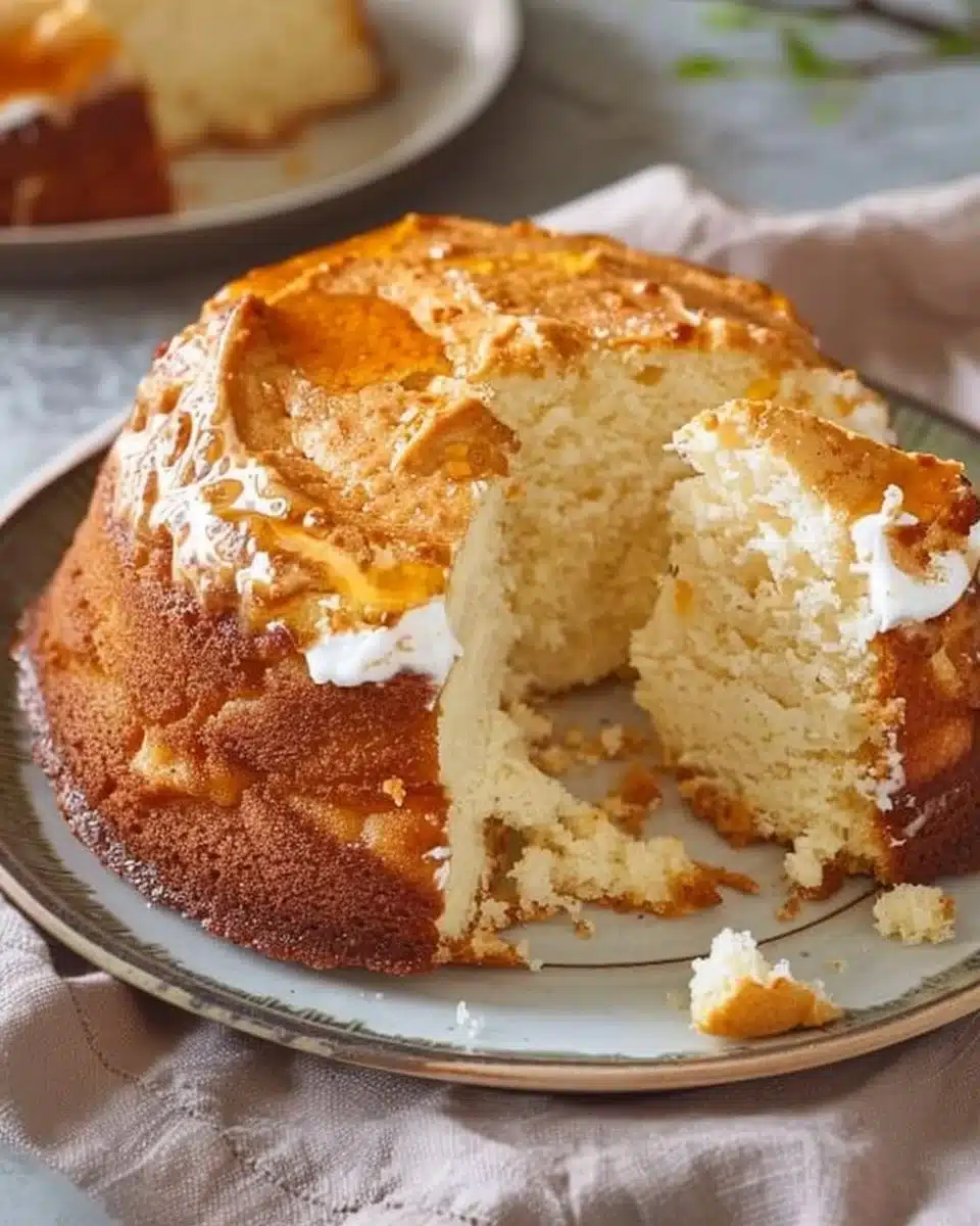 Gâteau 2 ingrédients magique