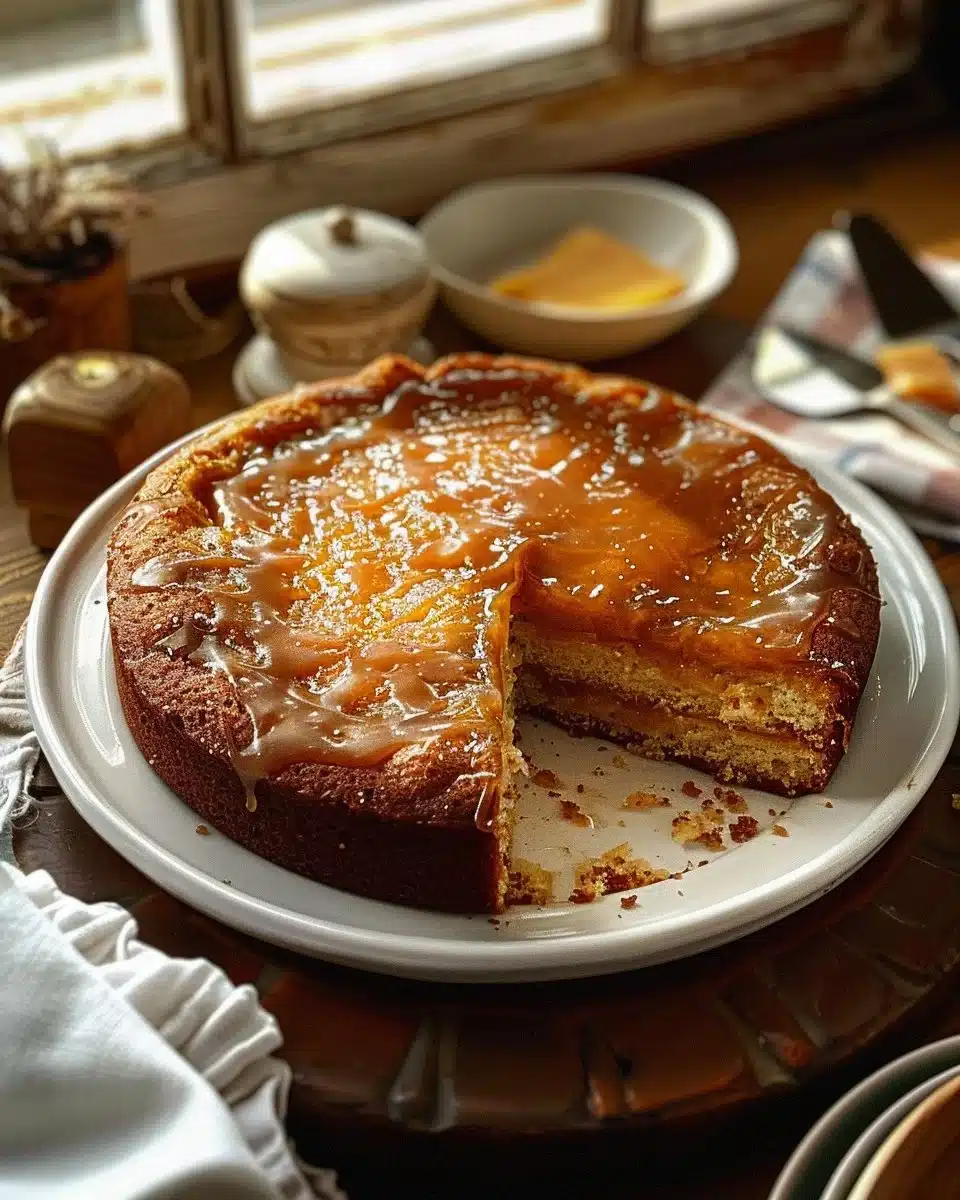Gâteau au caramel beurre salé