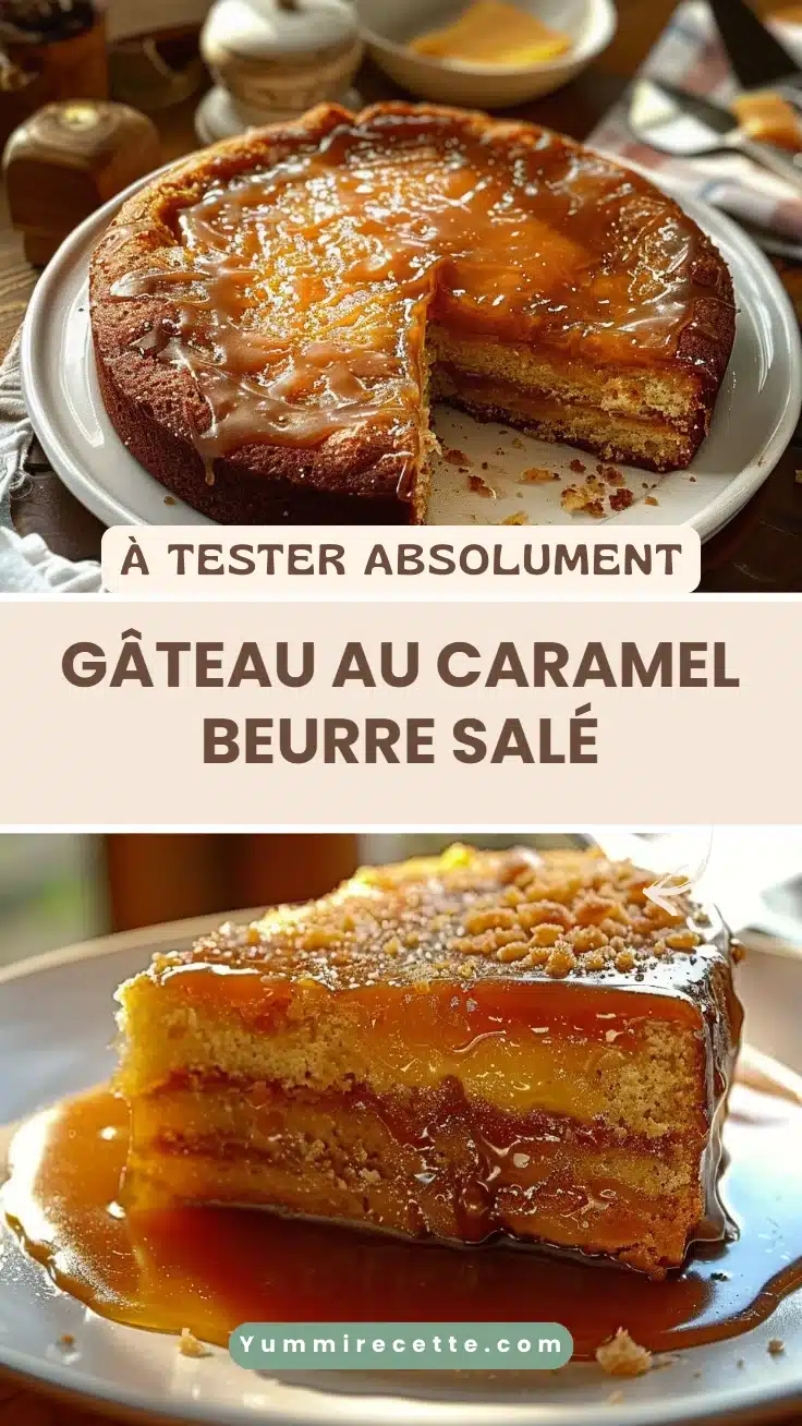 Gâteau au caramel beurre salé