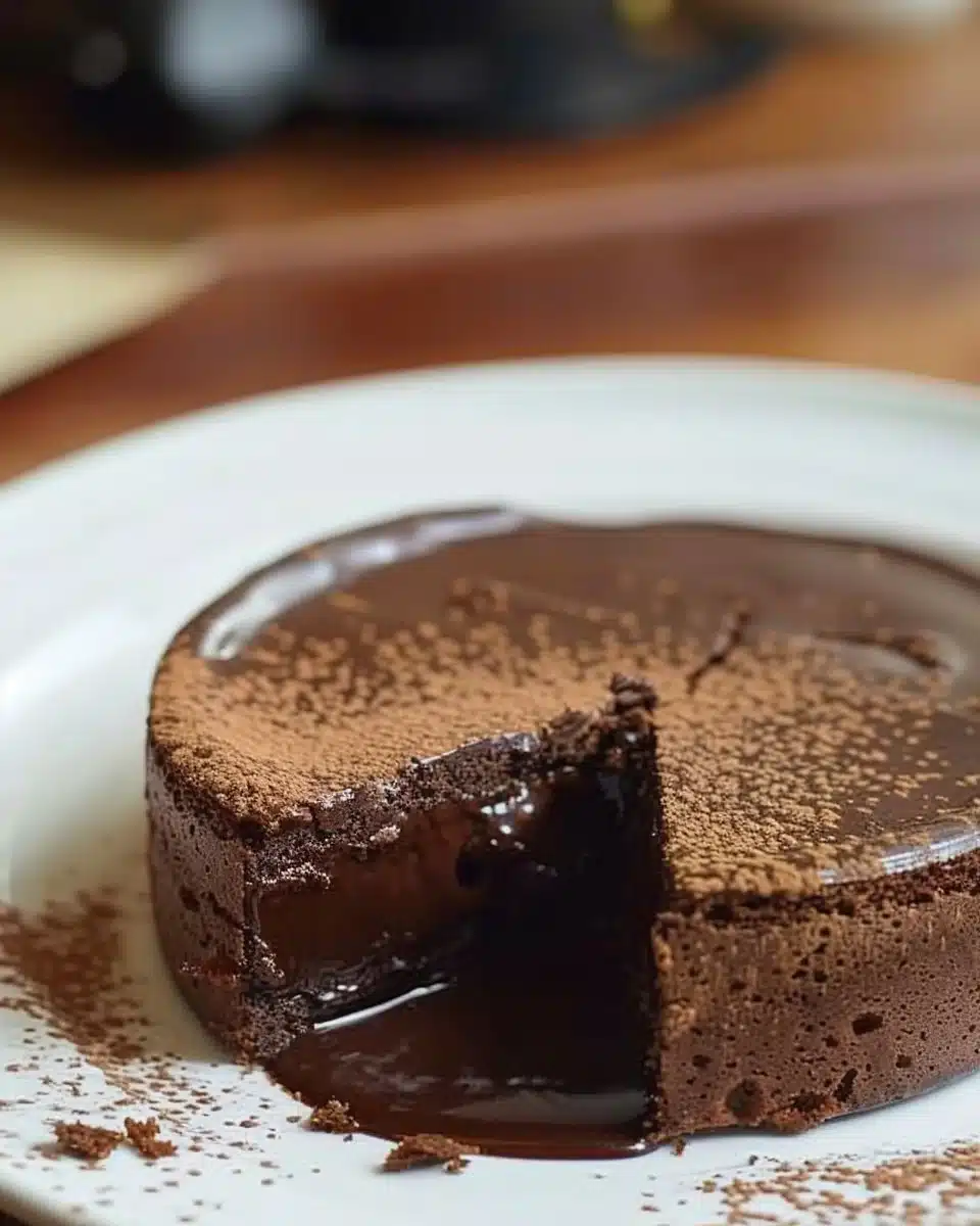 Gâteau au chocolat fondant de Pierre Hermé