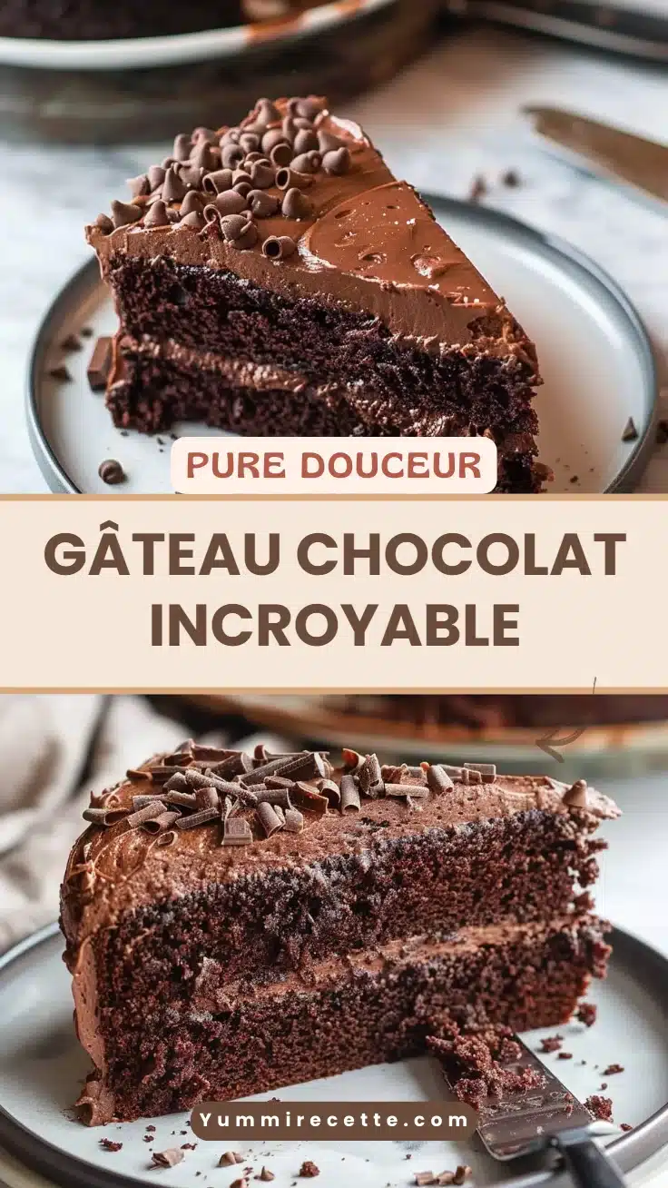 Gâteau chocolat incroyable