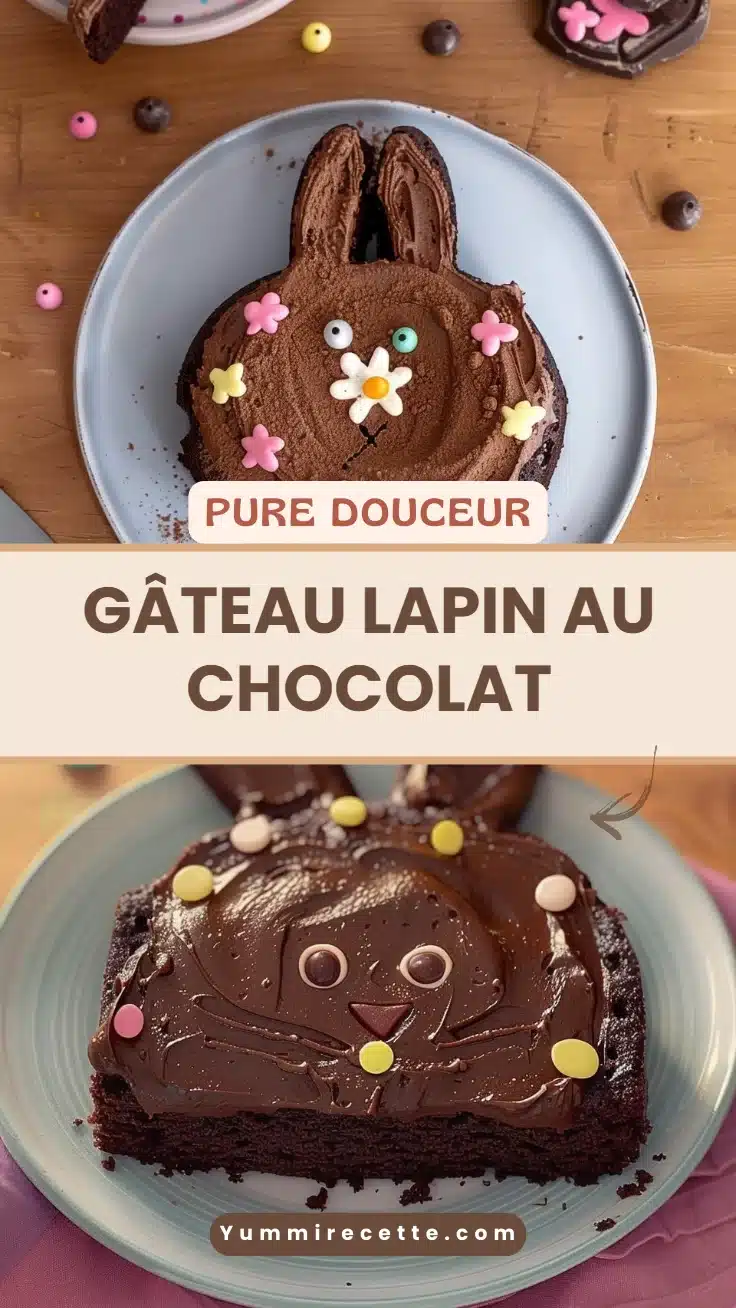 Gâteau Lapin au Chocolat