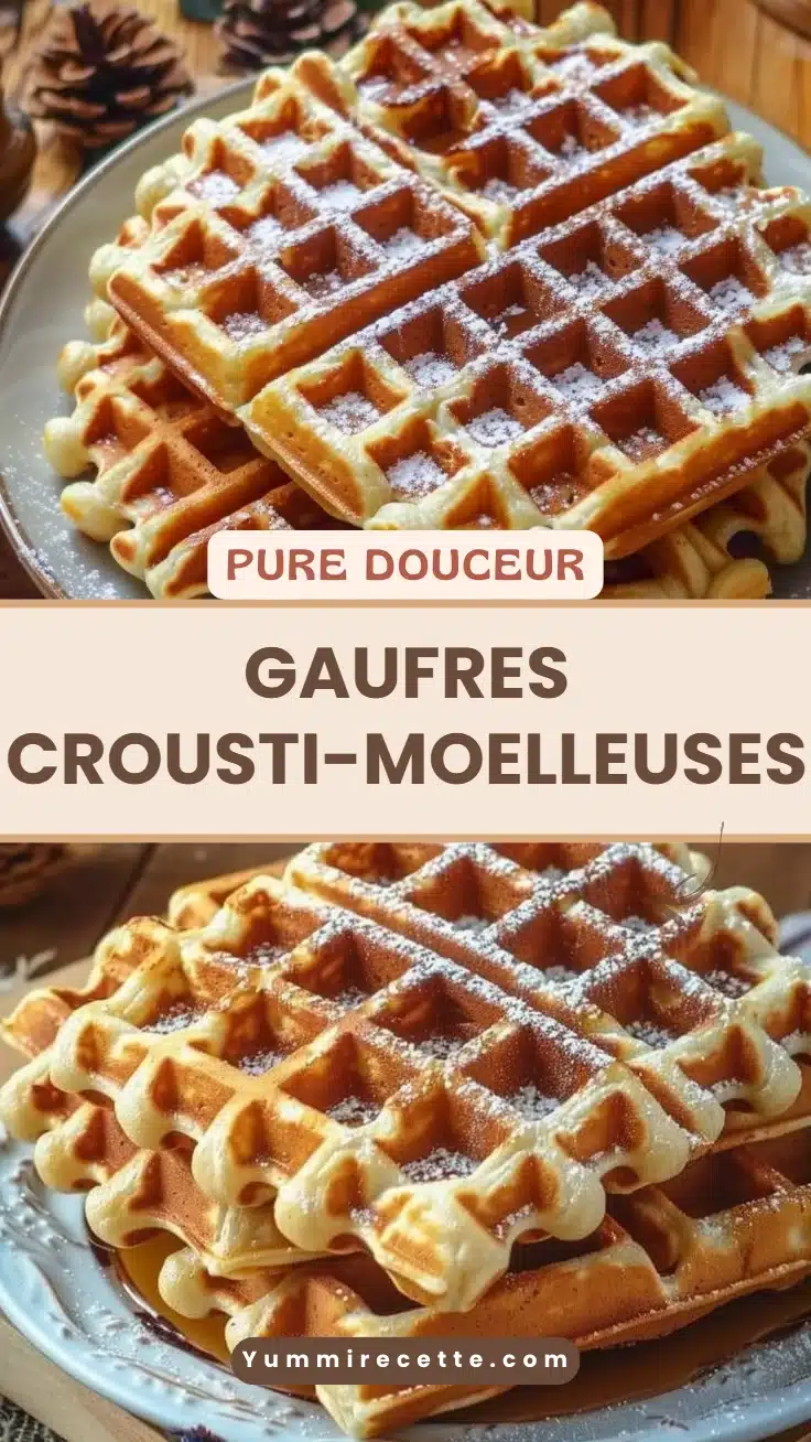 Gaufres crousti-moelleuses