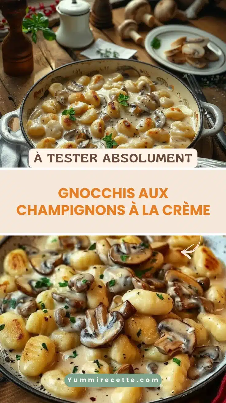 Gnocchis aux Champignons à la Crème