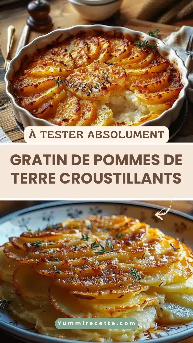 Gratin de pommes de terre croustillants