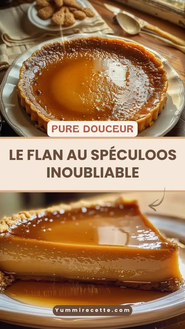 Le Flan au Spéculoos Inoubliable