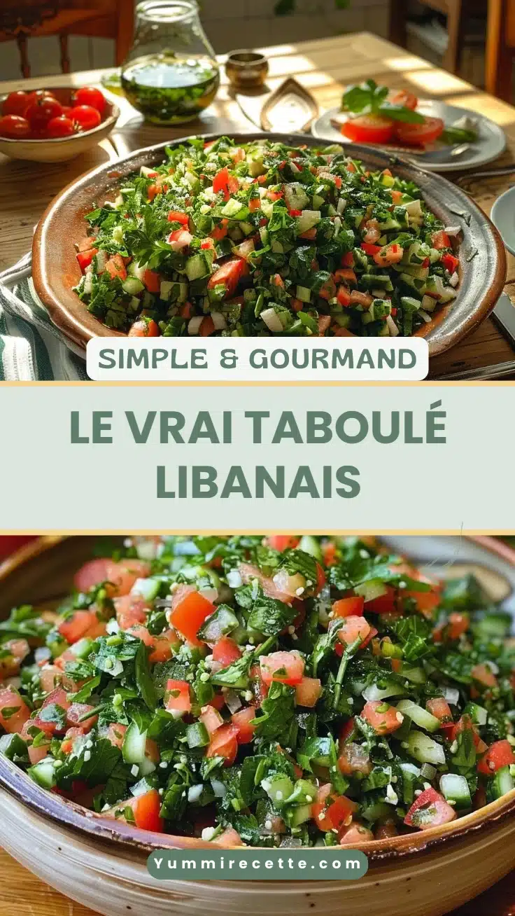 Le Vrai Taboulé Libanais