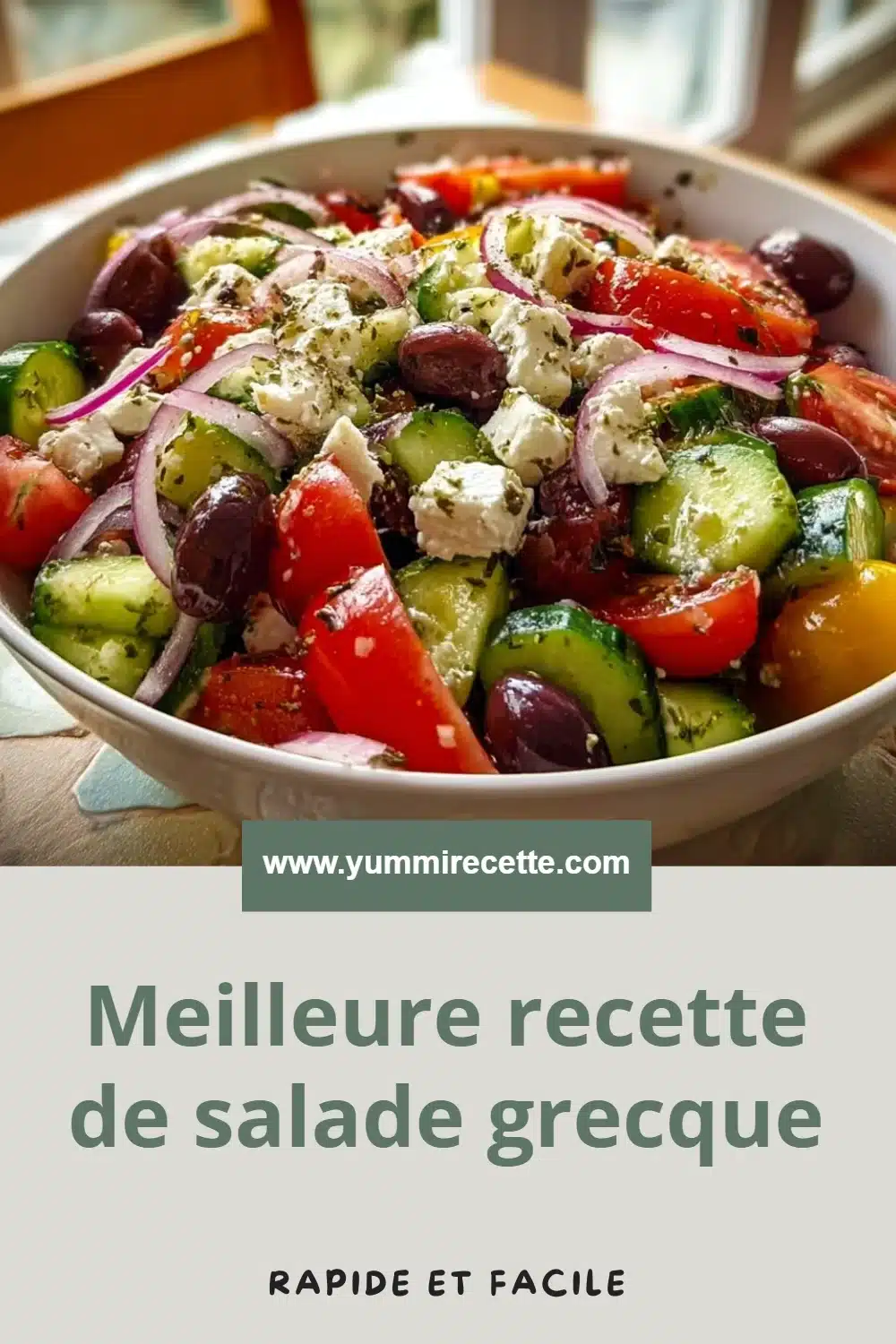 Meilleure recette de salade grecque