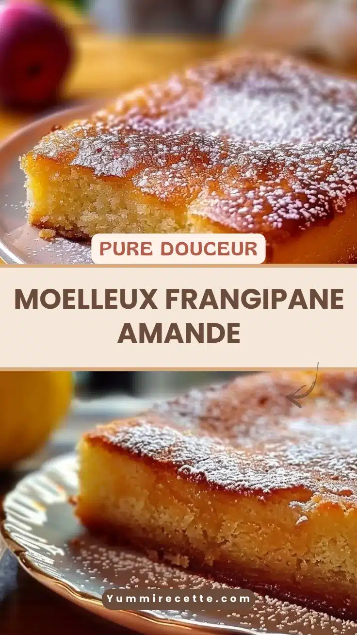 Moelleux frangipane amande