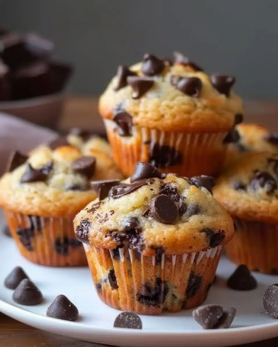 Muffins aux pépites de chocolat