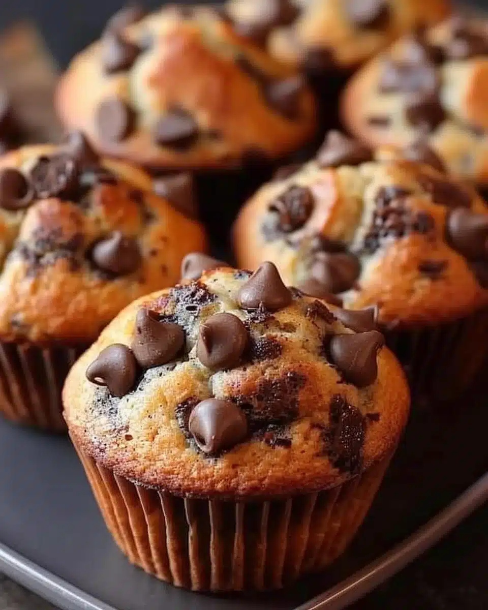 Muffins aux pépites de chocolat