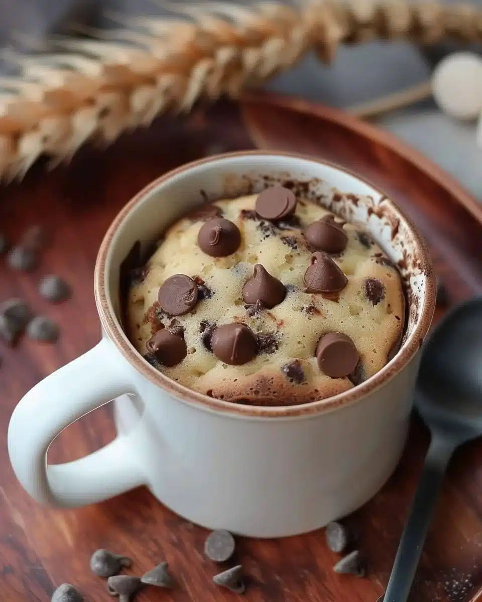 Mug Cake with Chocolate Chips