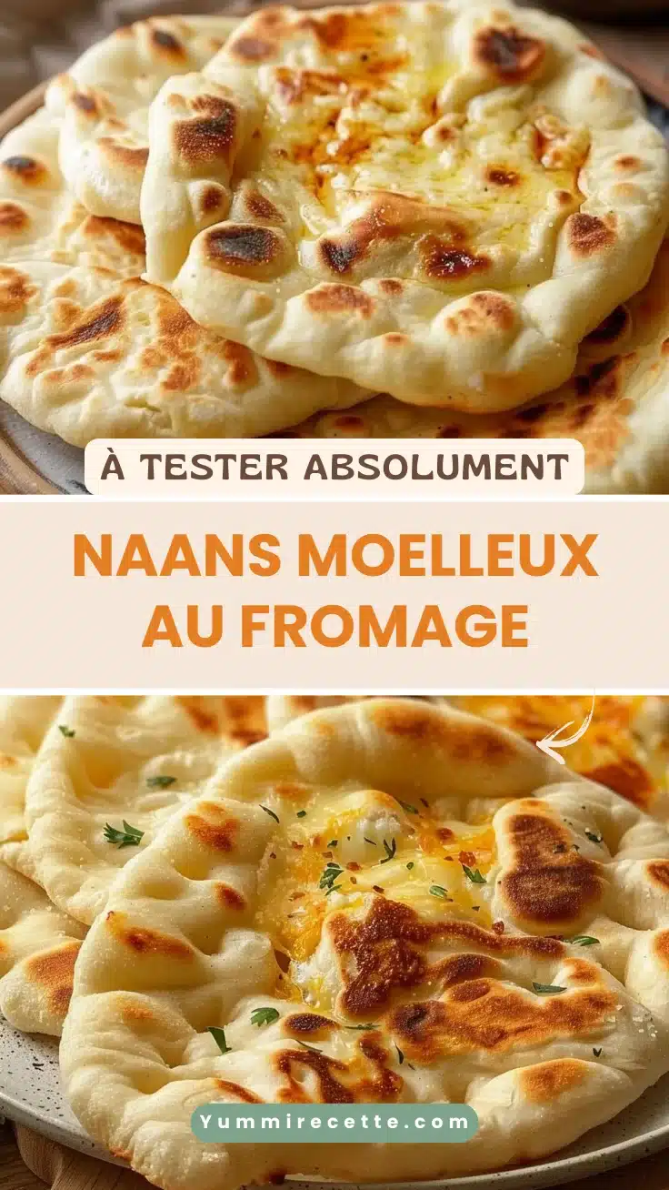 Naans Moelleux au Fromage
