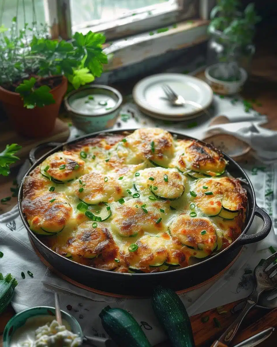 Nuages de courgettes