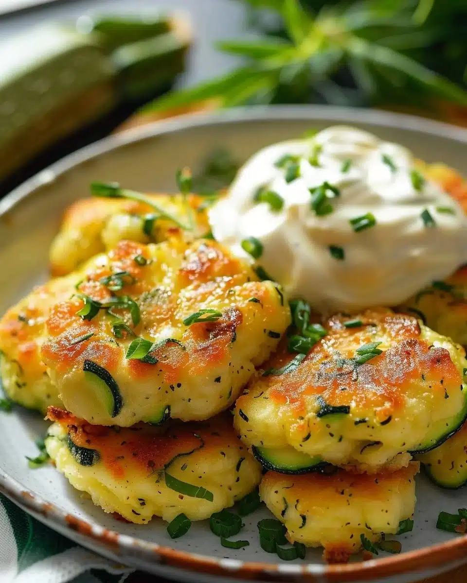 Nuages salés aux courgettes