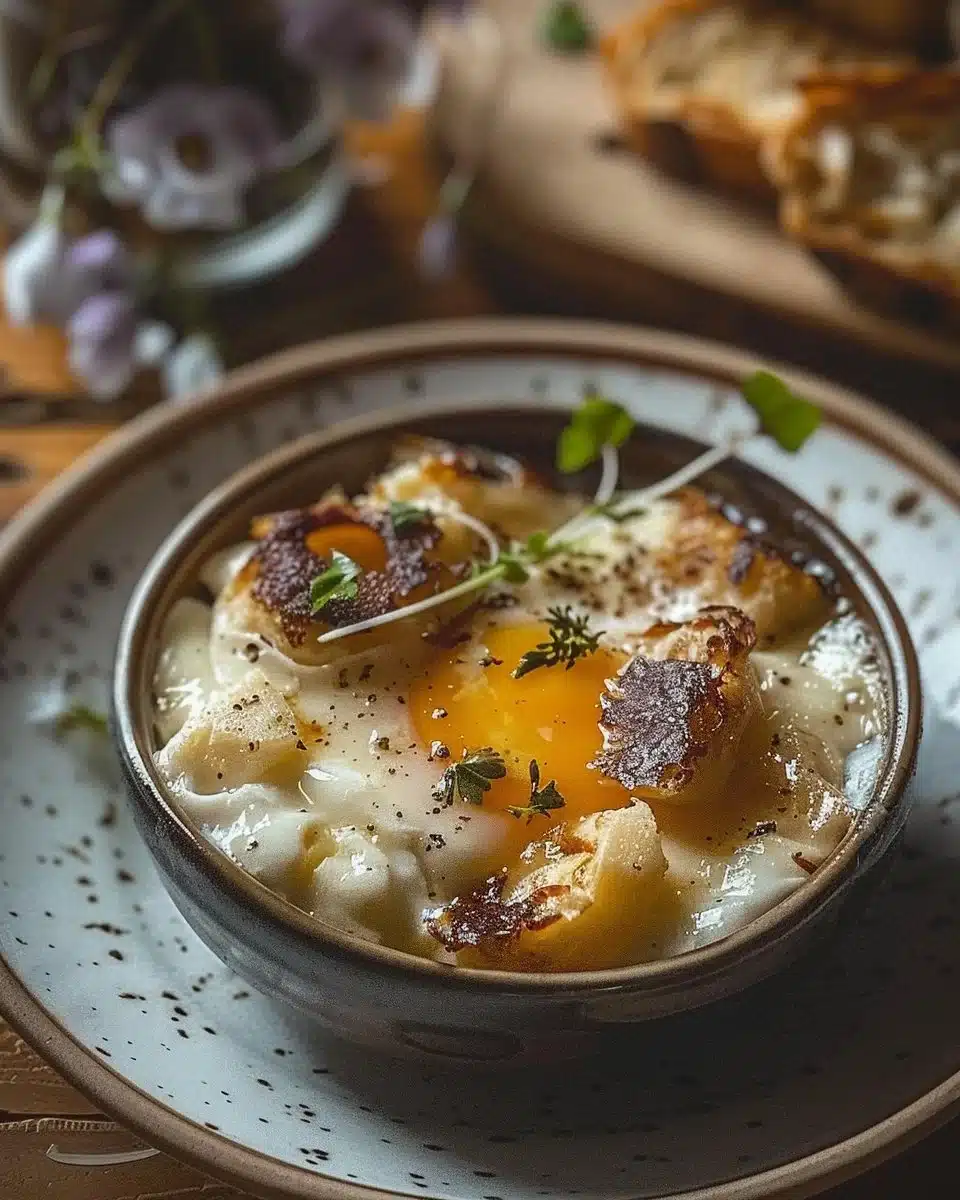 Œuf Paysanne au Saint-Marcellin