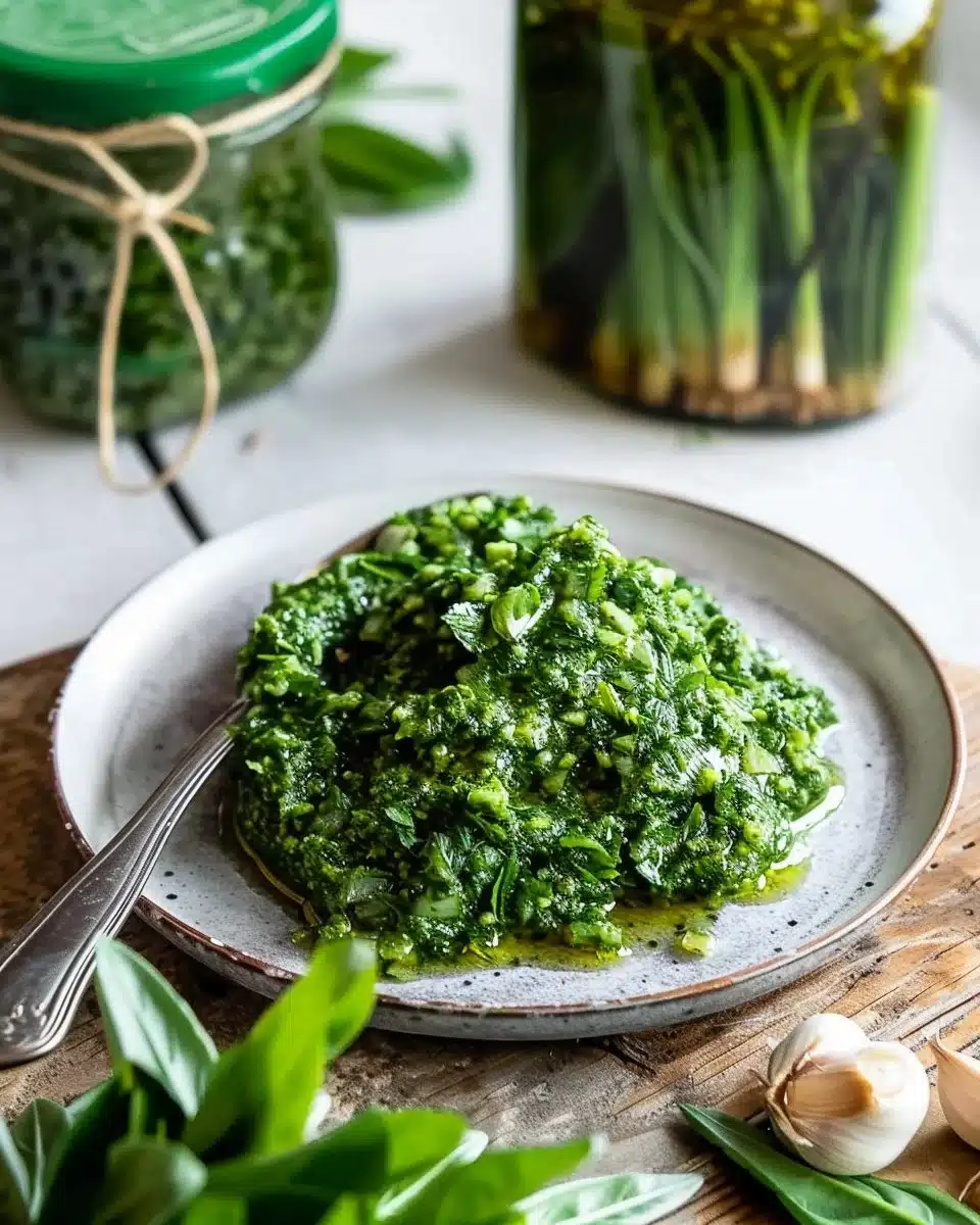 Pesto à l’ail des ours