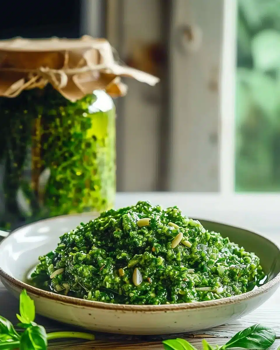 Pesto à l'ail des ours