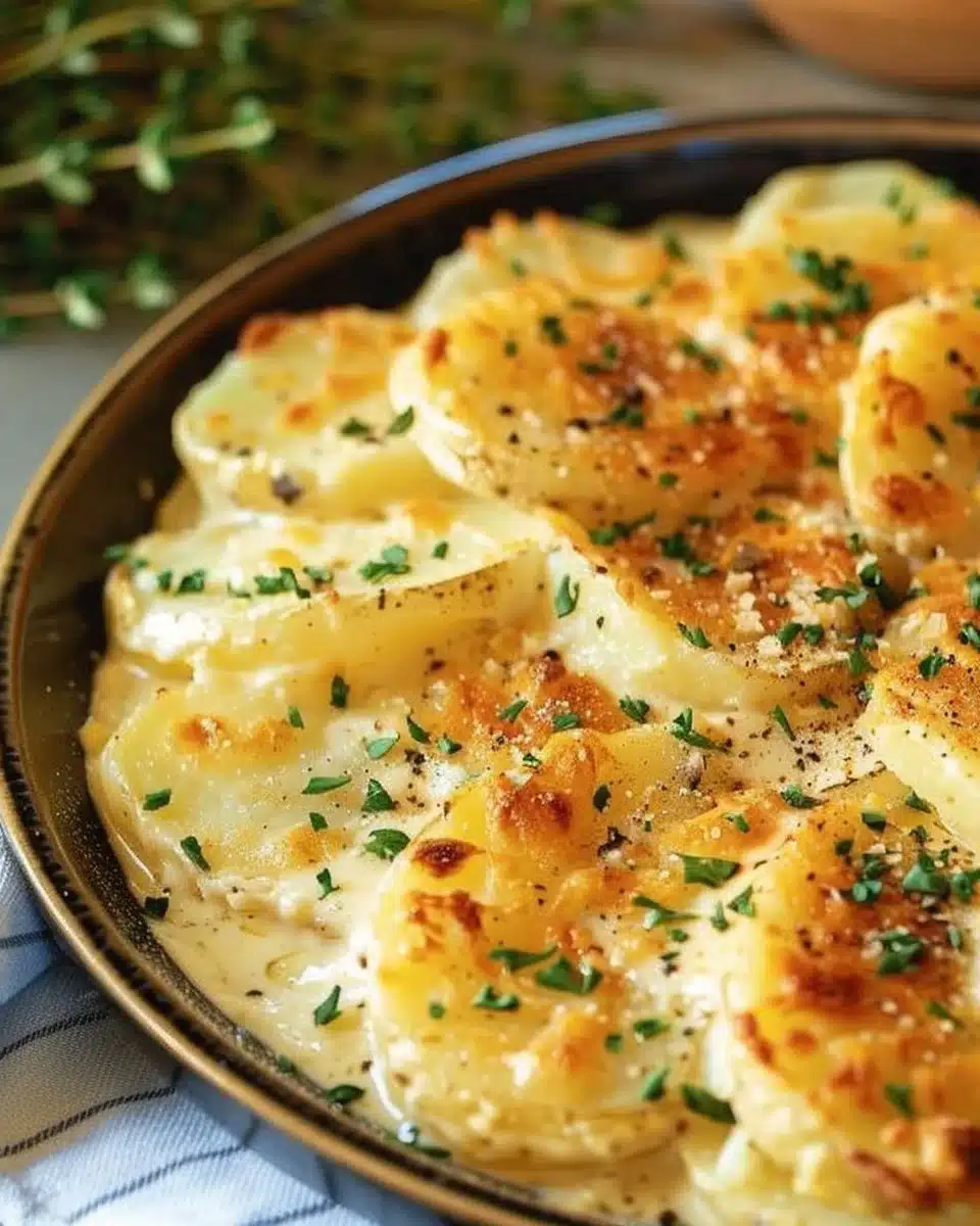 Pommes de terre crémeuses