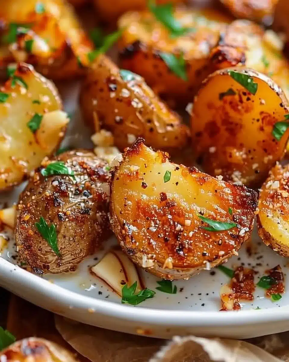 Garlic and Parmesan Potatoes