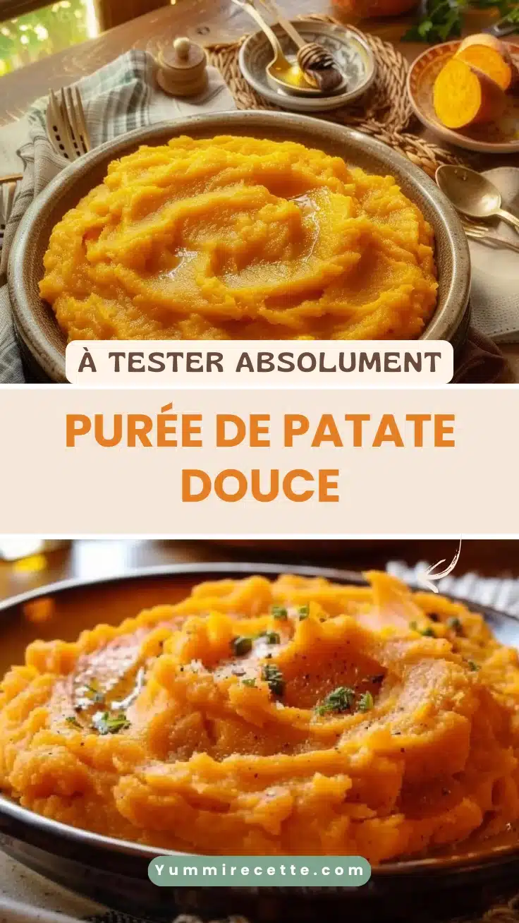 Purée de patate douce