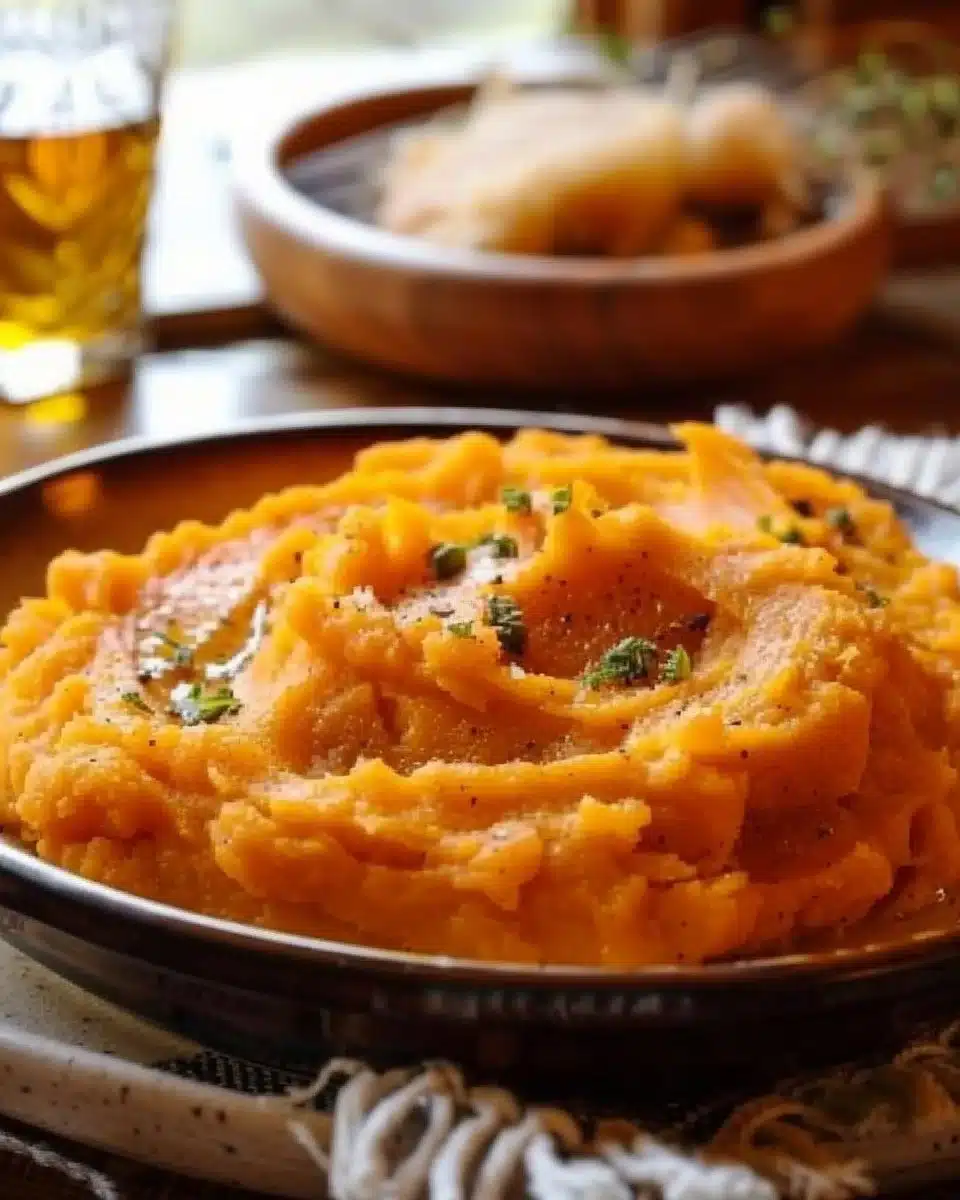 Purée de patate douce