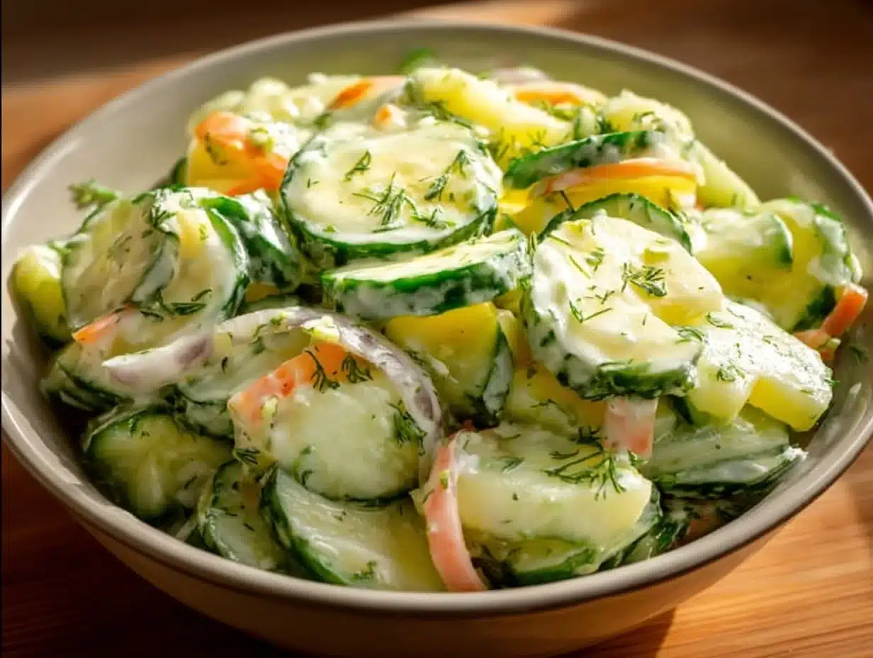 Recette de salade de concombres