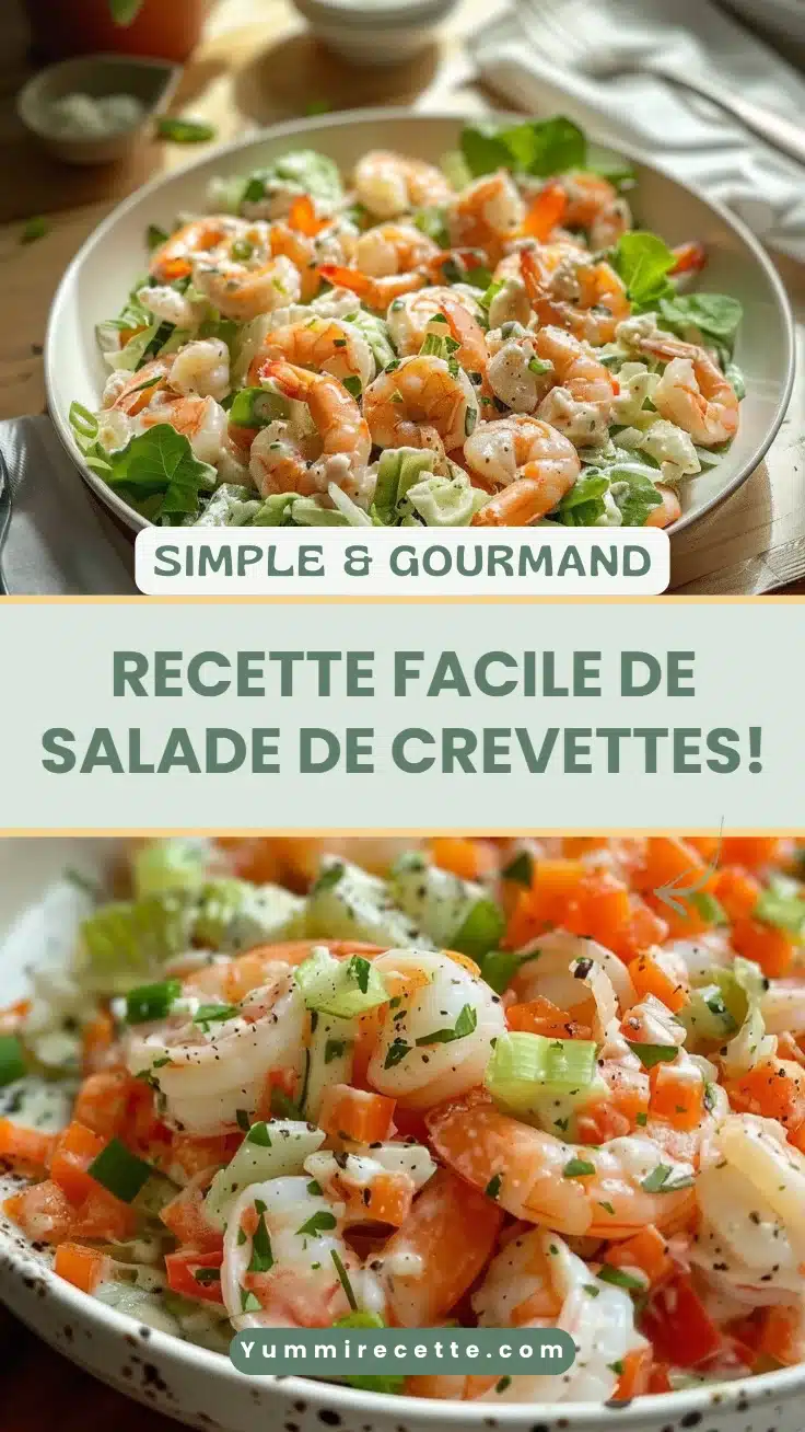 Recette facile de salade de crevettes!
