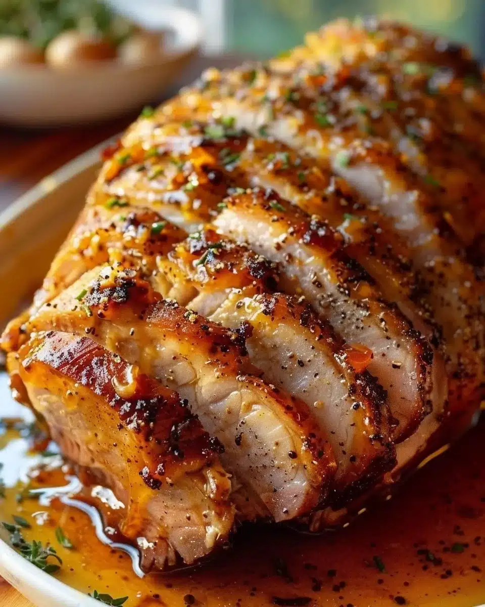 Rôti de Porc à la Moutarde et au Miel