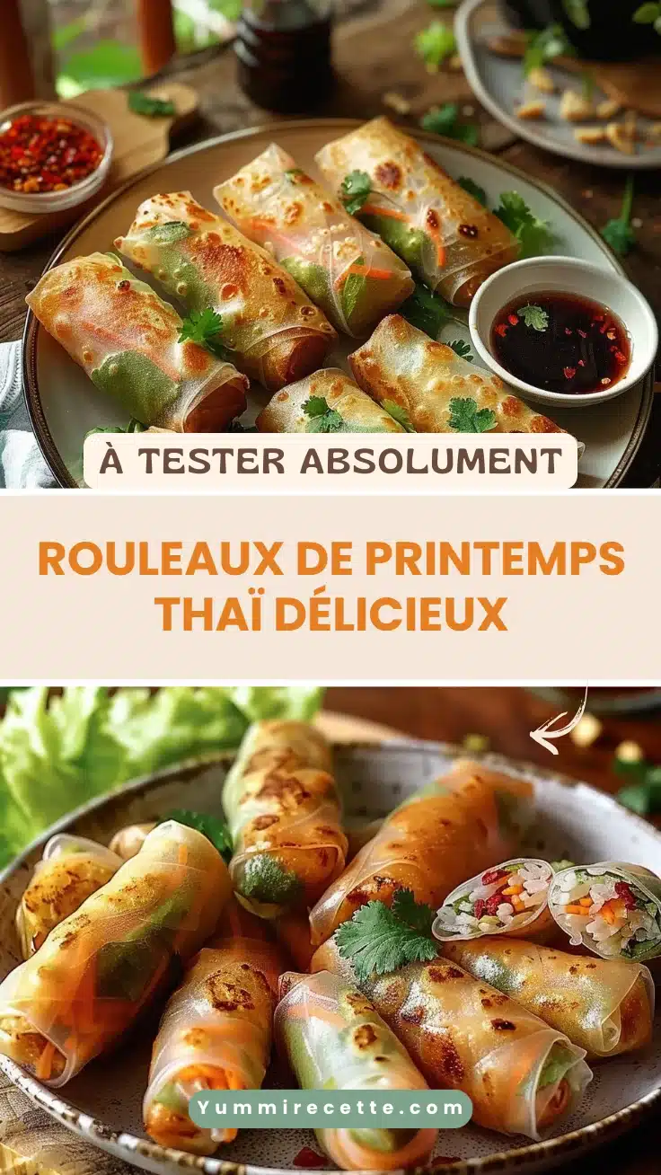 Rouleaux de Printemps Thaï Délicieux