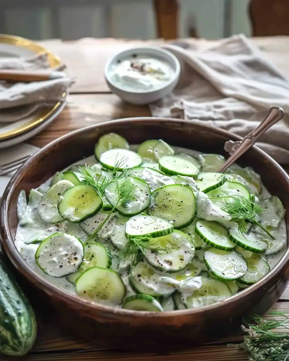 Salade de concombre au yaourt - Cacık / Tzatziki