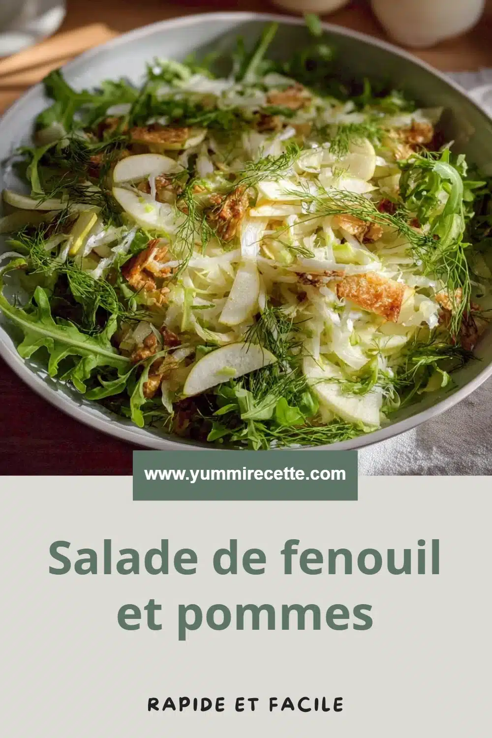 Salade de fenouil et pommes