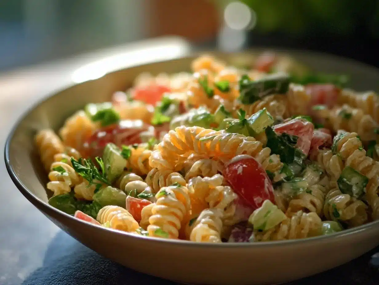 Salade de pâtes crémeuse
