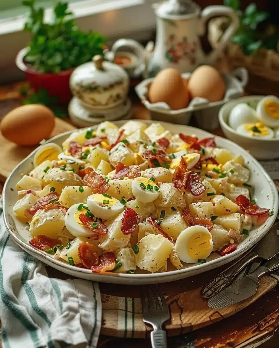 Salade de pommes de terre crémeuse