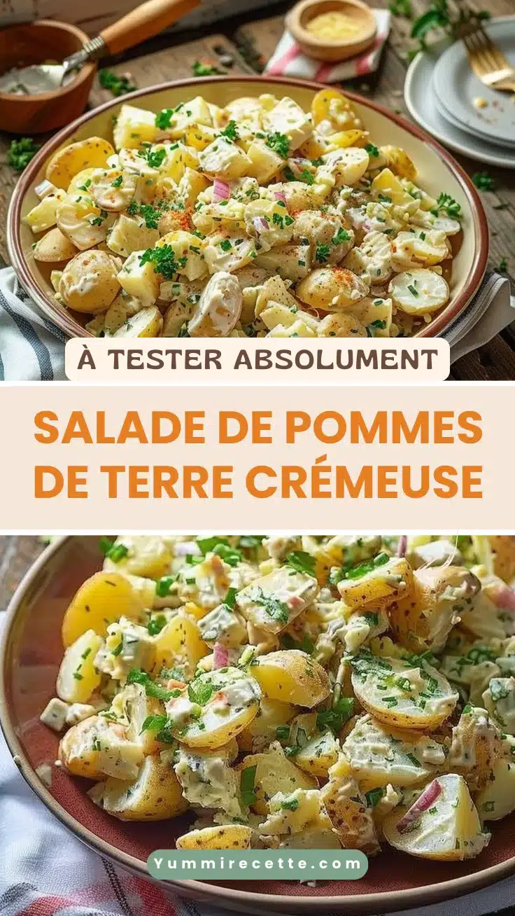 Salade de pommes de terre crémeuse