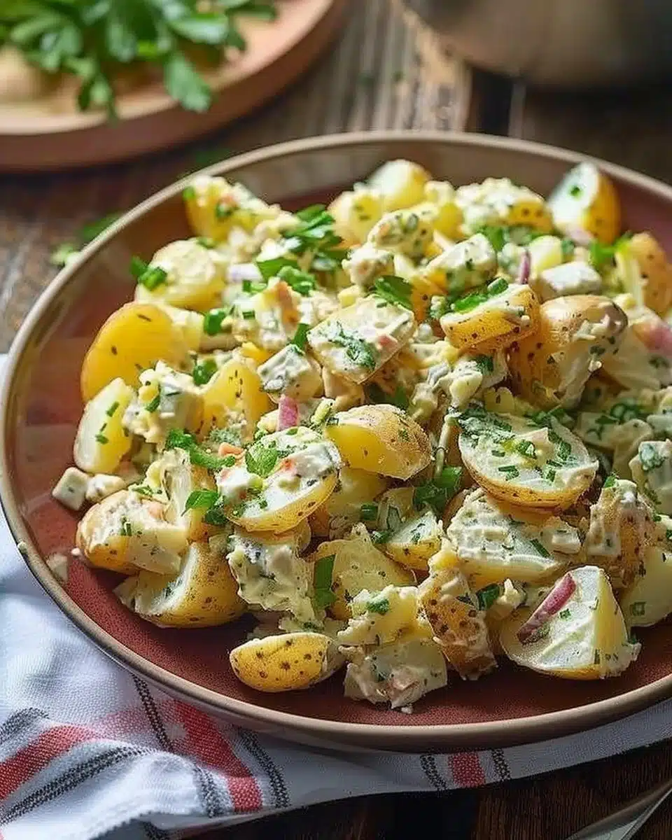 Salade de pommes de terre comme chez grand-mère