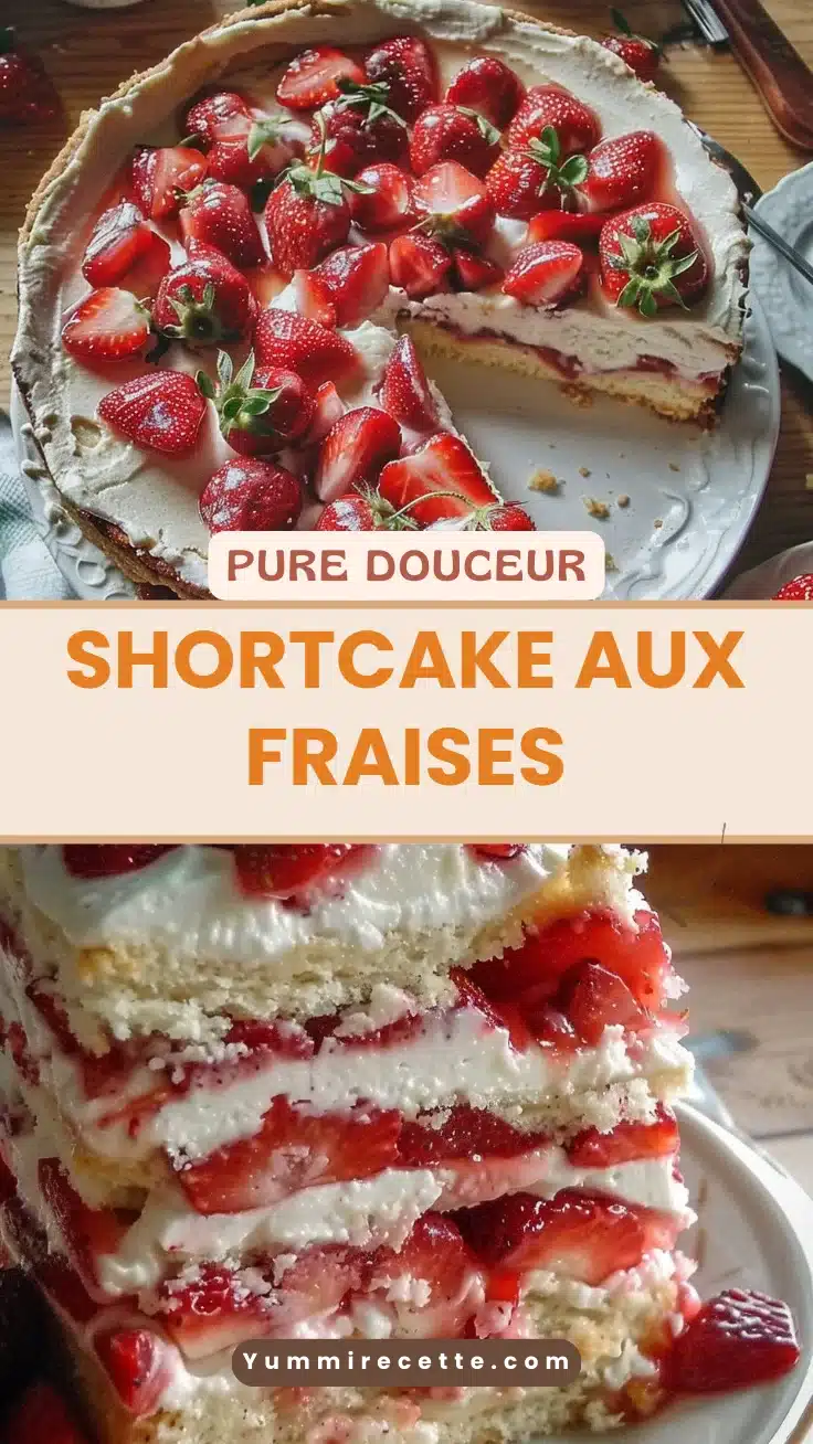 Shortcake aux fraises