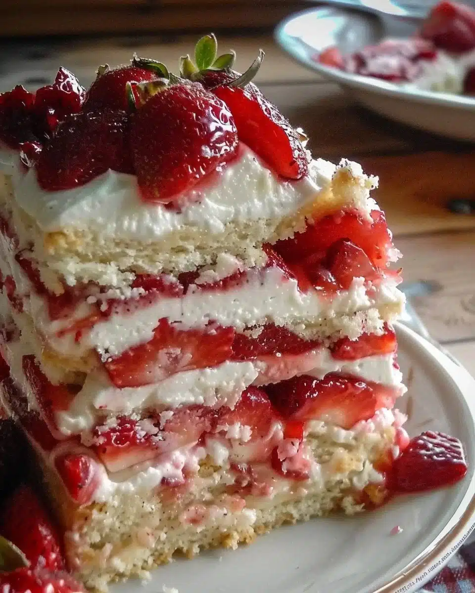 Shortcake aux fraises