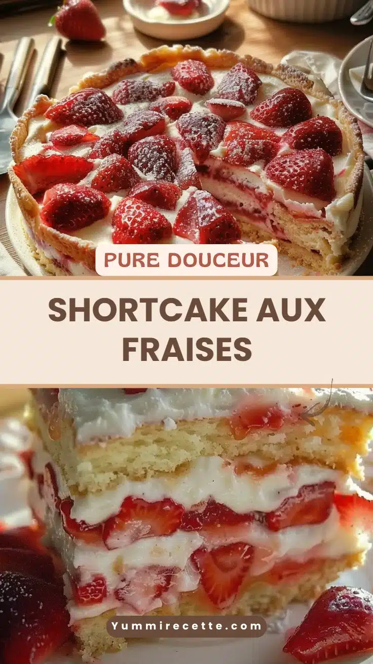 Shortcake aux fraises