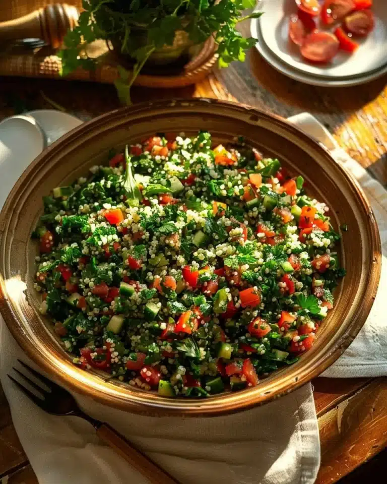 Recette de Taboulé Maison Ultra Simple avec ingrédients frais