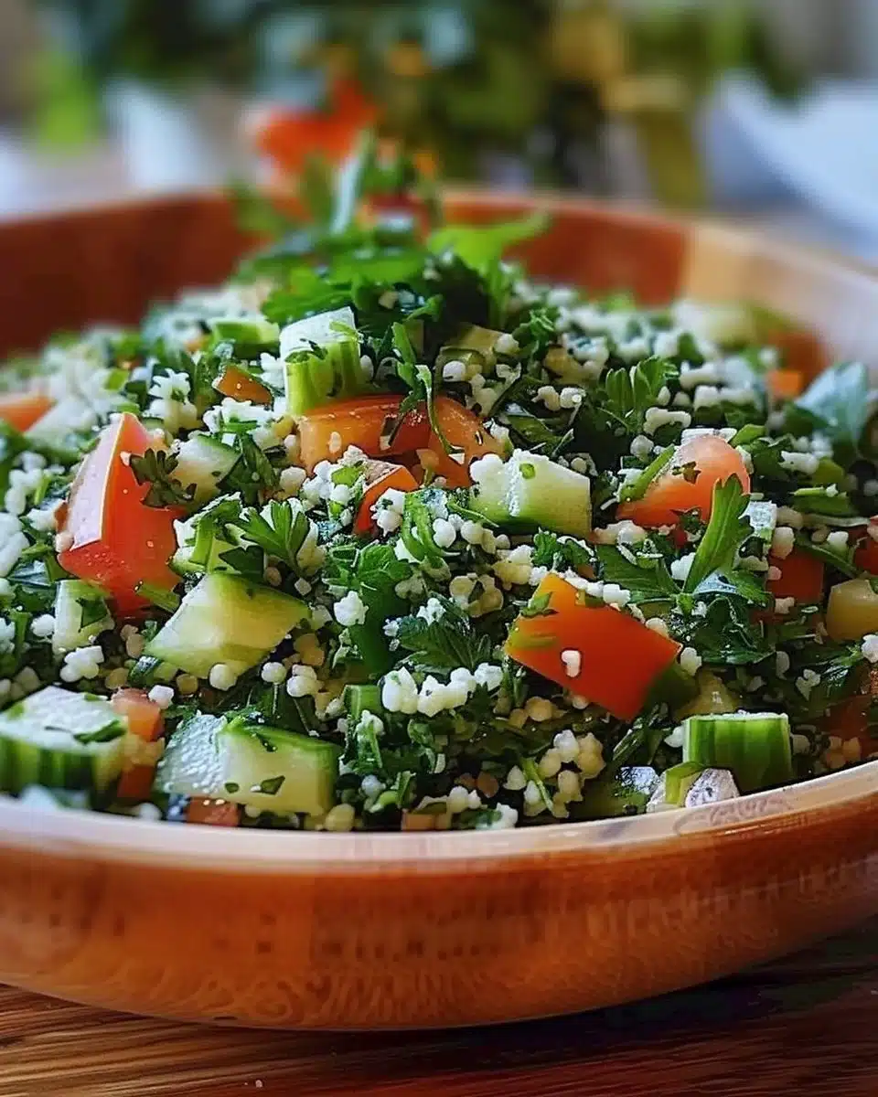 Taboulé Maison Ultra Simple