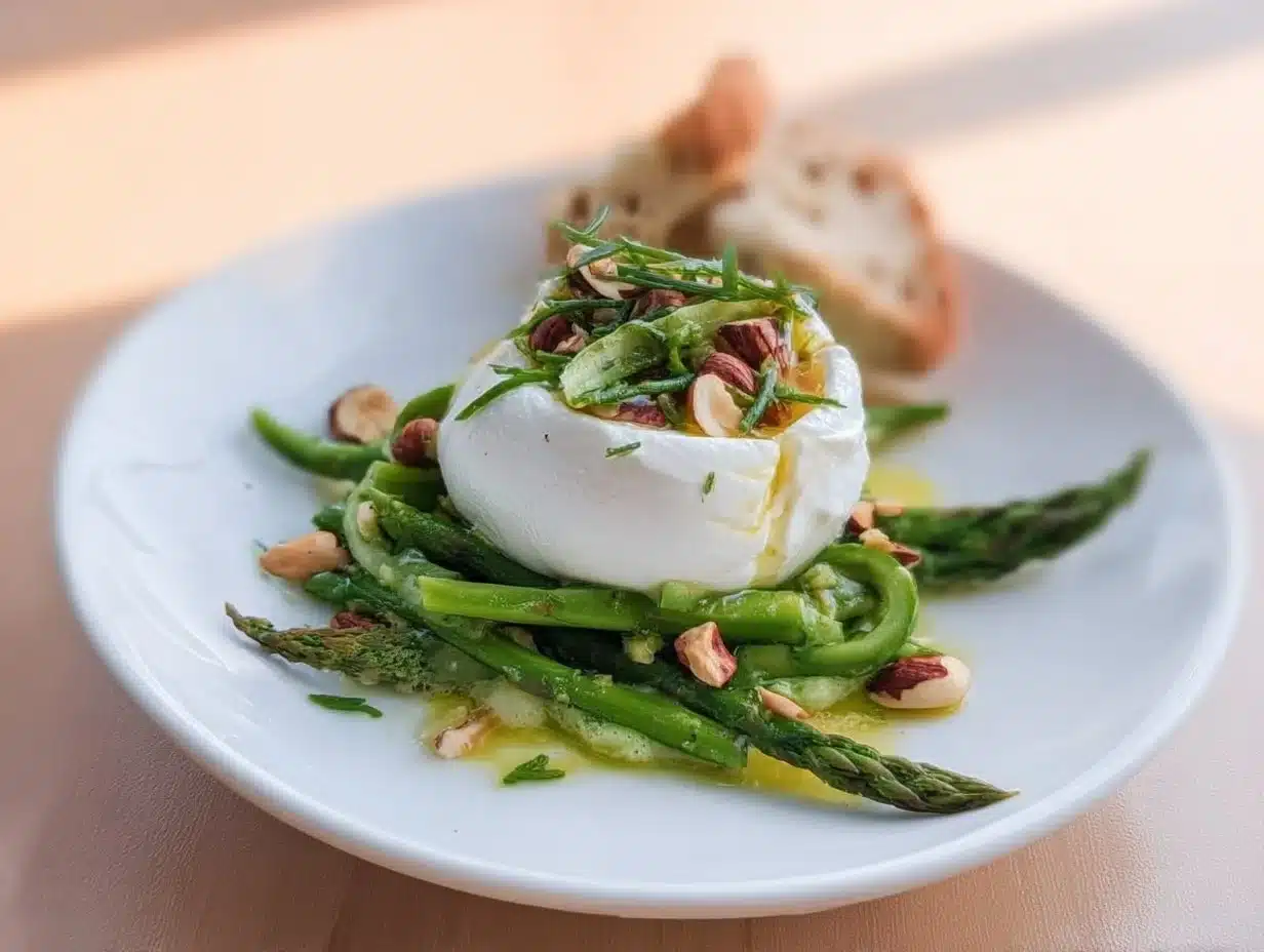 Tartare d’Asperges Vertes et Burrata
