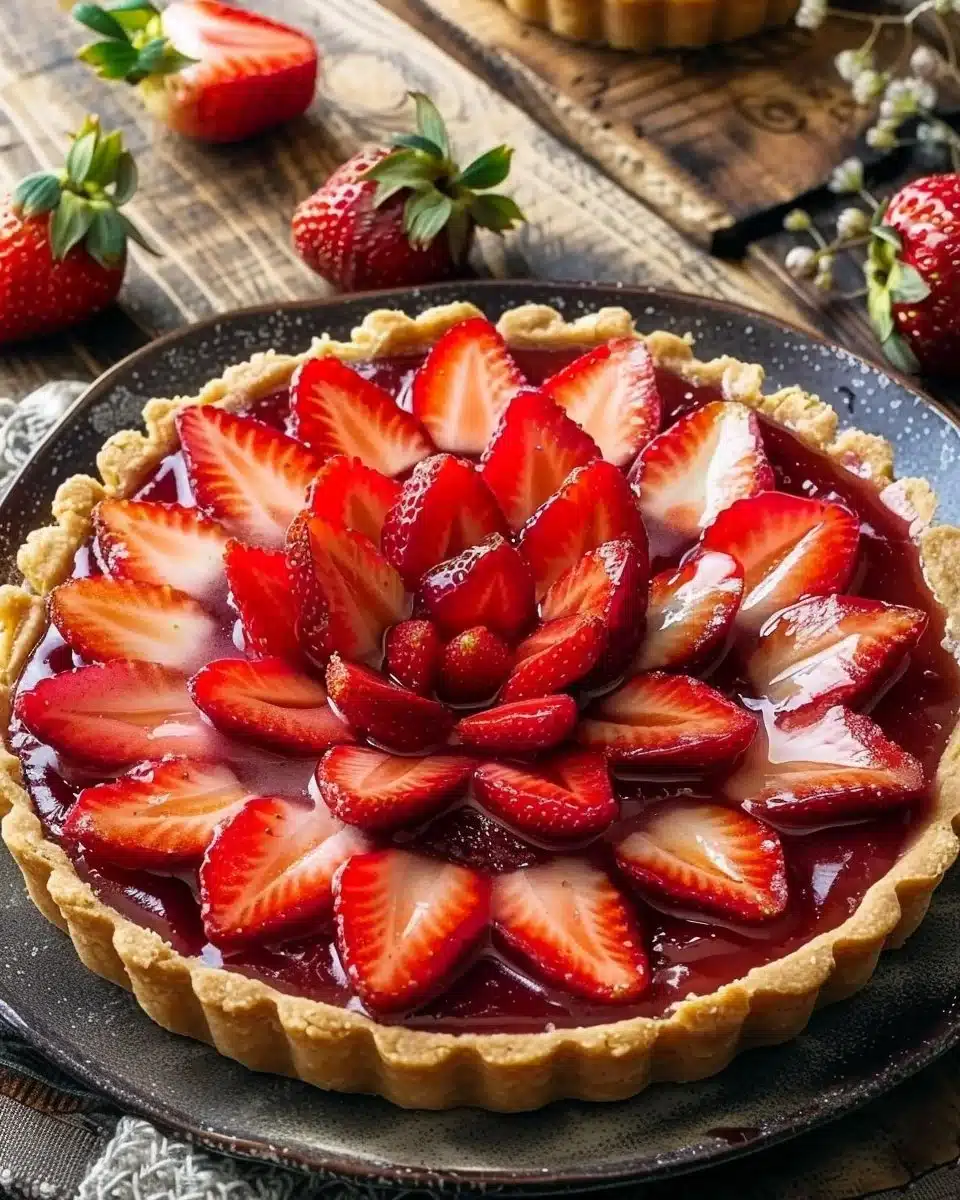 Tarte aux fraises