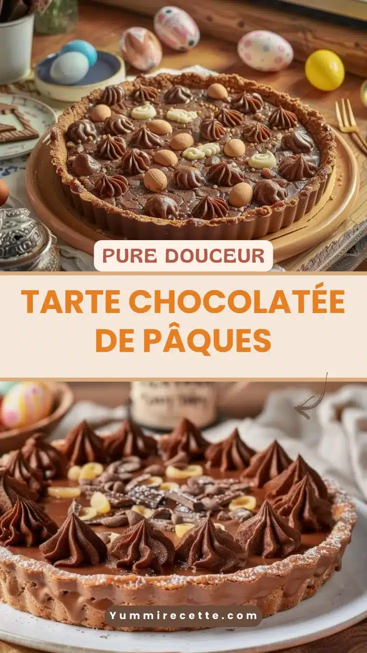 Tarte chocolatée de Pâques