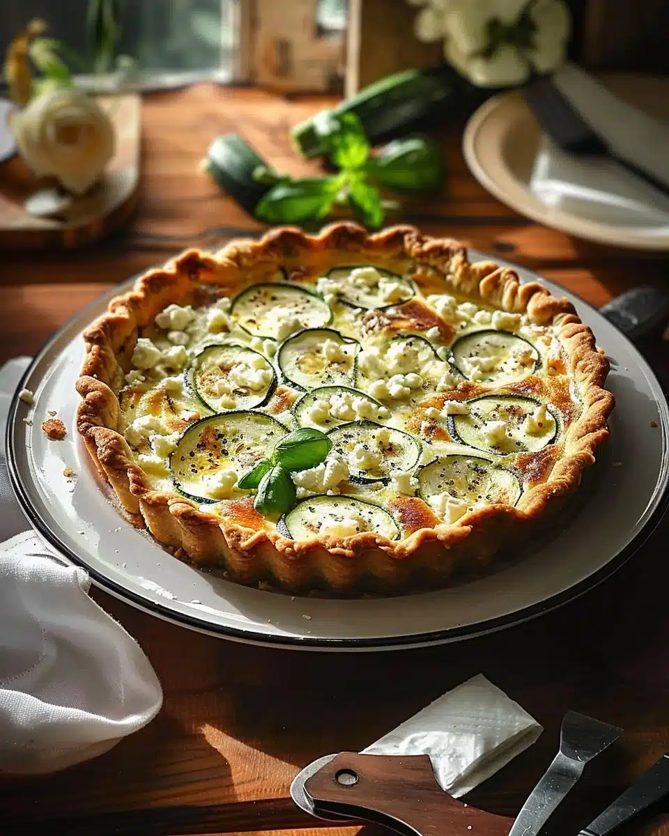 Tarte Courgette Feta