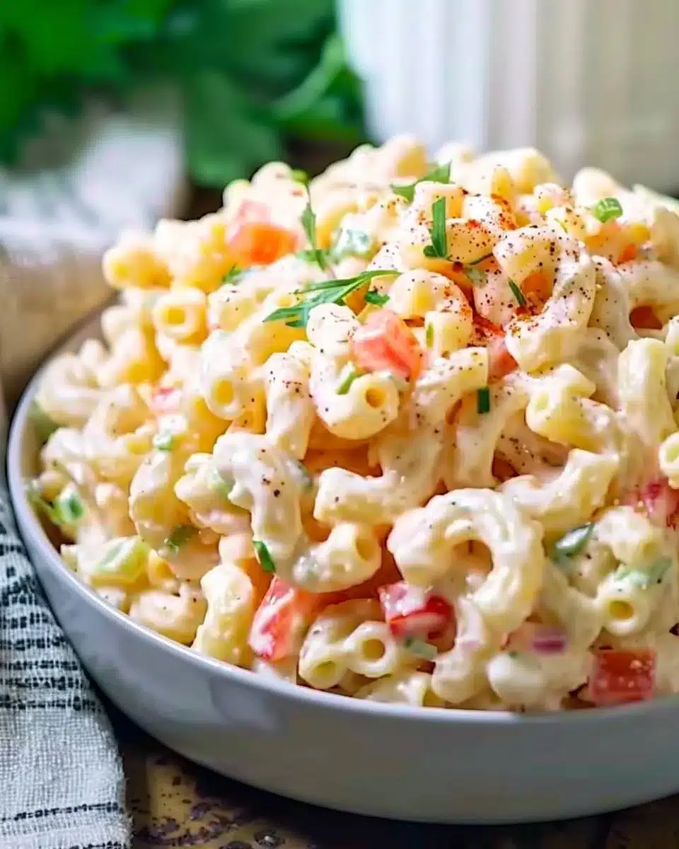 The best cold macaroni salad