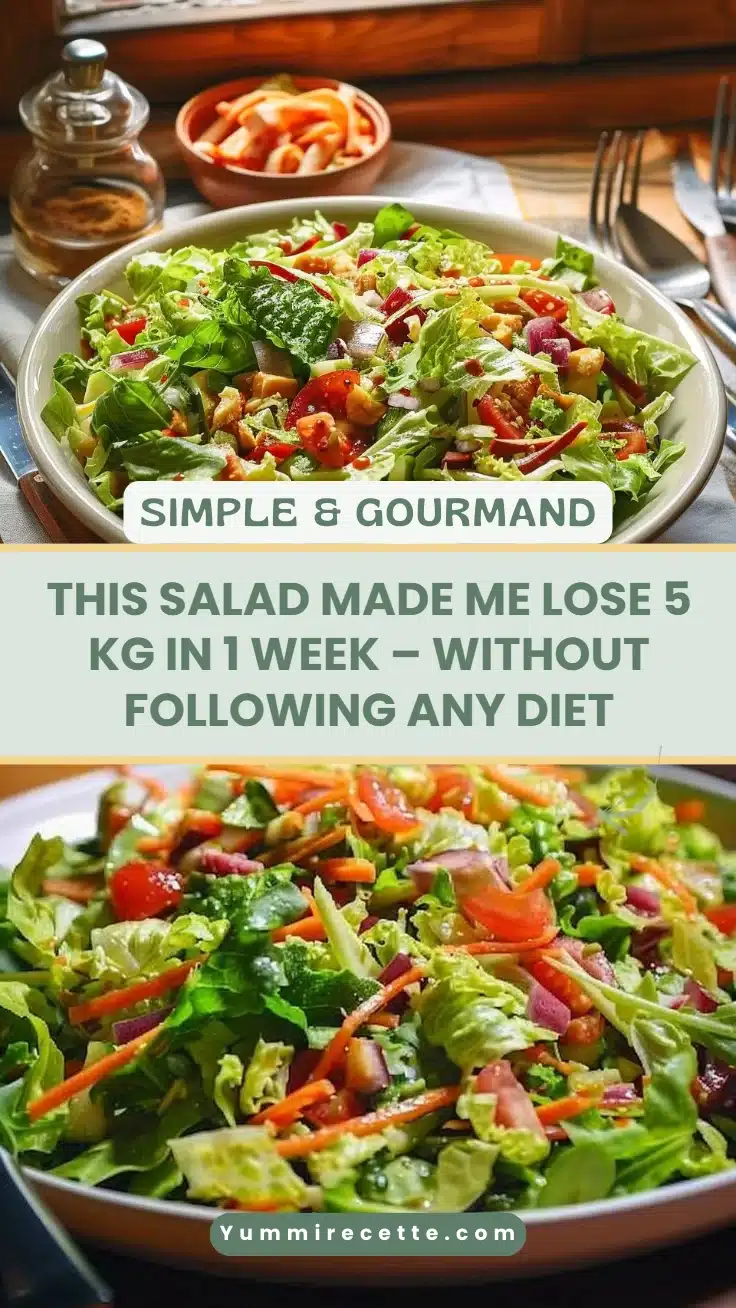 This salad made me lose 5 kg in 1 week – without following any diet