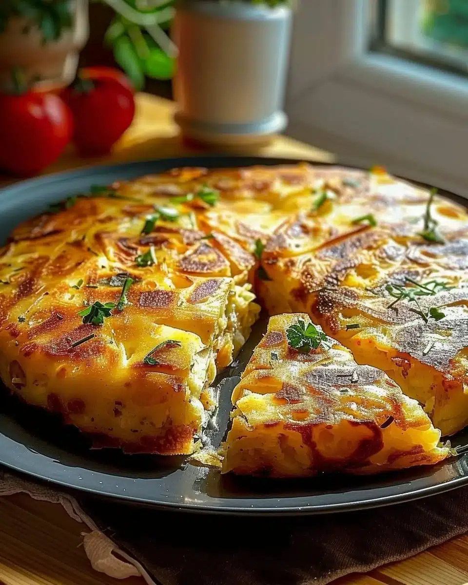 Tortilla espagnole à l'Airfryer