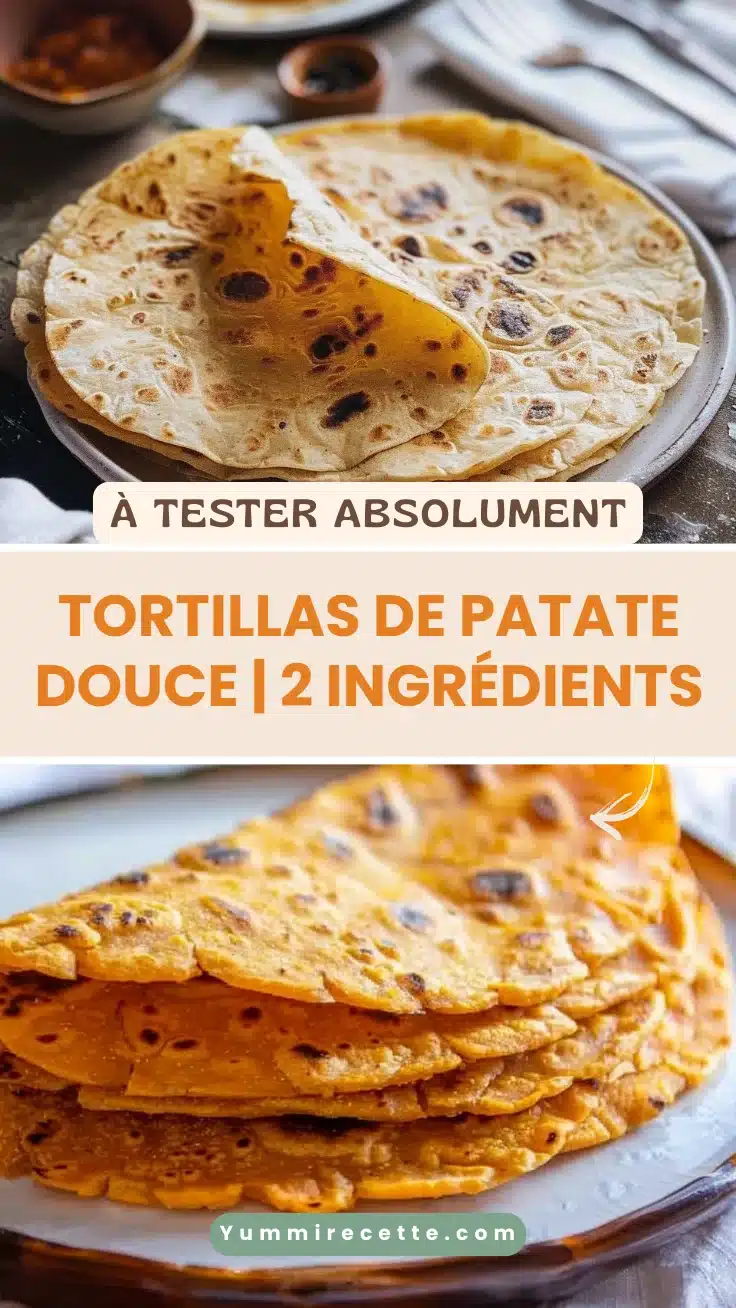 Tortillas de Patate Douce | 2 Ingrédients