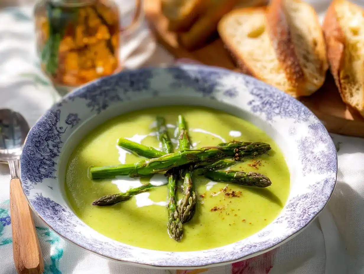 Velouté d'asperges vertes